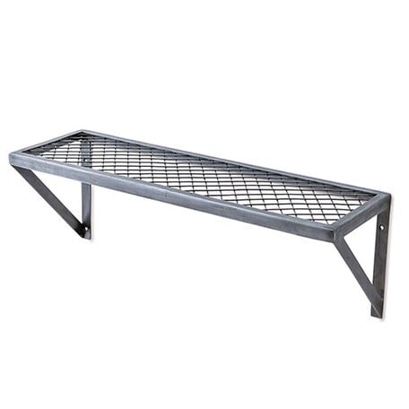 DIY メッシュラックL インダストリアルシルバー | 理容美容バーバー