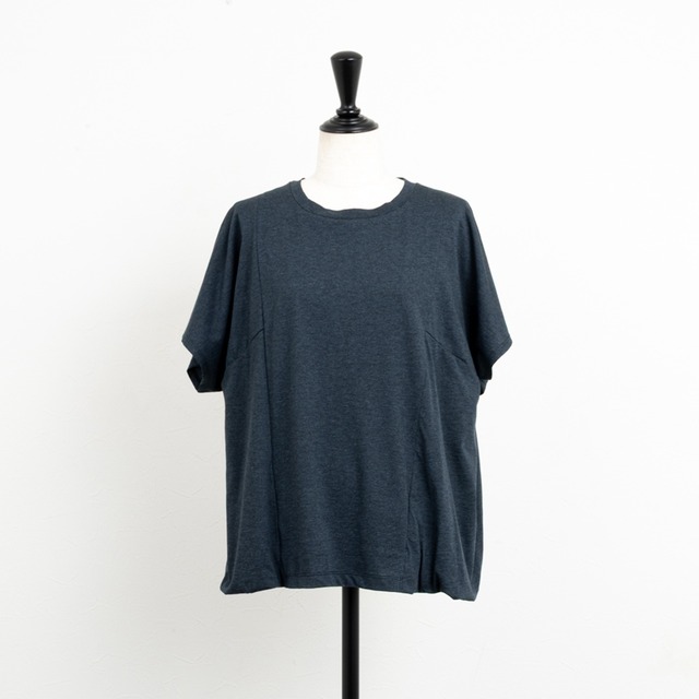 【Dignite collier／ディニテコリエ】バックバルーンヘムT（ネイビー）