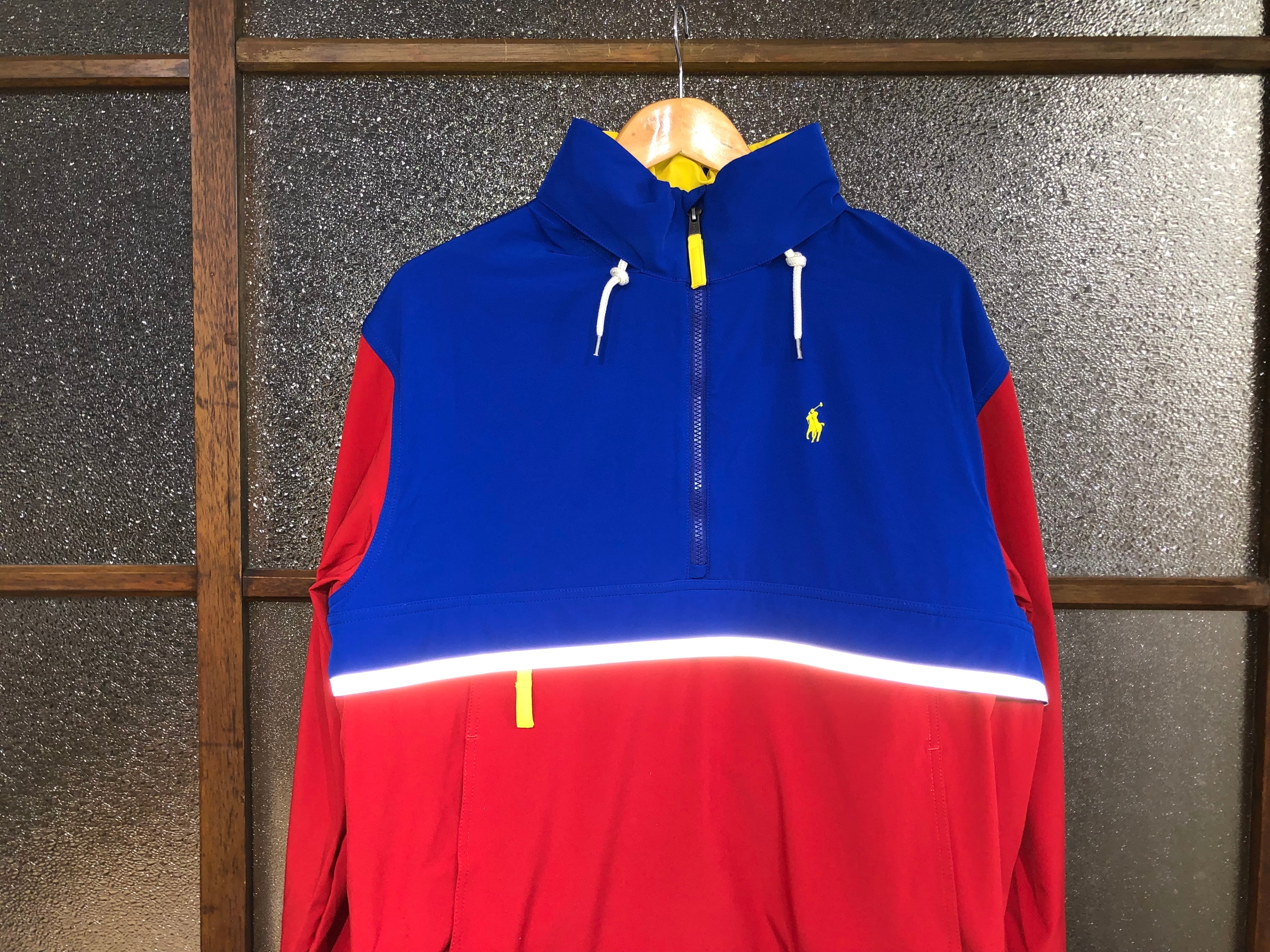 POLO RALPH LAUREN PACKABLE HOODED PULLOVER JACKET (BLUE/RED/YELLOW) | "JACK  OF ALL TRADES" 万屋 MARU