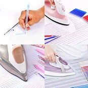 SHULLIN 24本セット 裁縫用チャコペン 熱消去可能な 消えるペン 熱で消える 熱消去 アイロンで消える 裁縫用印付けツール 標識 マーク 印付けツール (混合4色 20枚入り 替芯 軸 4枚付き)