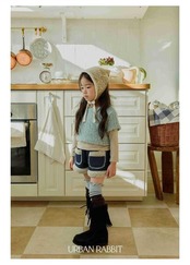 アーバンラビット / URBAN RABBIT / ムートンデニムショートパンツ / 韓国子供服 / キッズ / 26winter〖取寄〗*XS~XL*