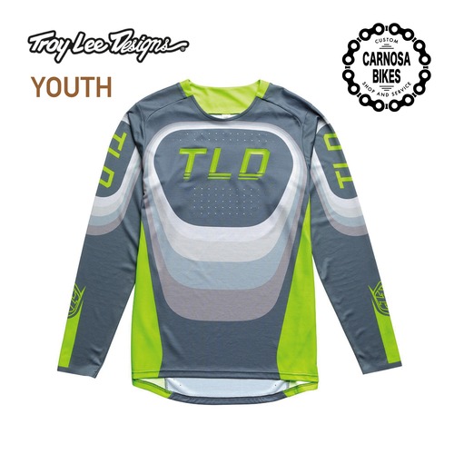 【Troy Lee Designs】YOUTH SPRINT JERSEY [ユース スプリントジャージ] Reverb Charcoal キッズ用 2023FW