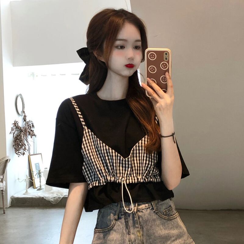 ショートTシャツ サマートップス 大人ガーリー スウィート キュート カジュアル 夏物 試着室84198882228