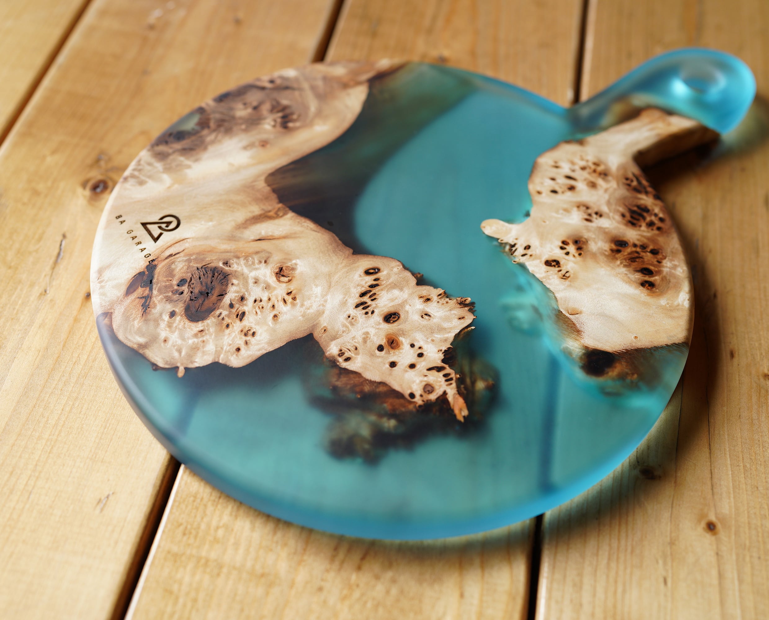 Resin Pizza Plate 2026 ver.「Poplar」 | 8A GARAGE(ヤエイガレージ