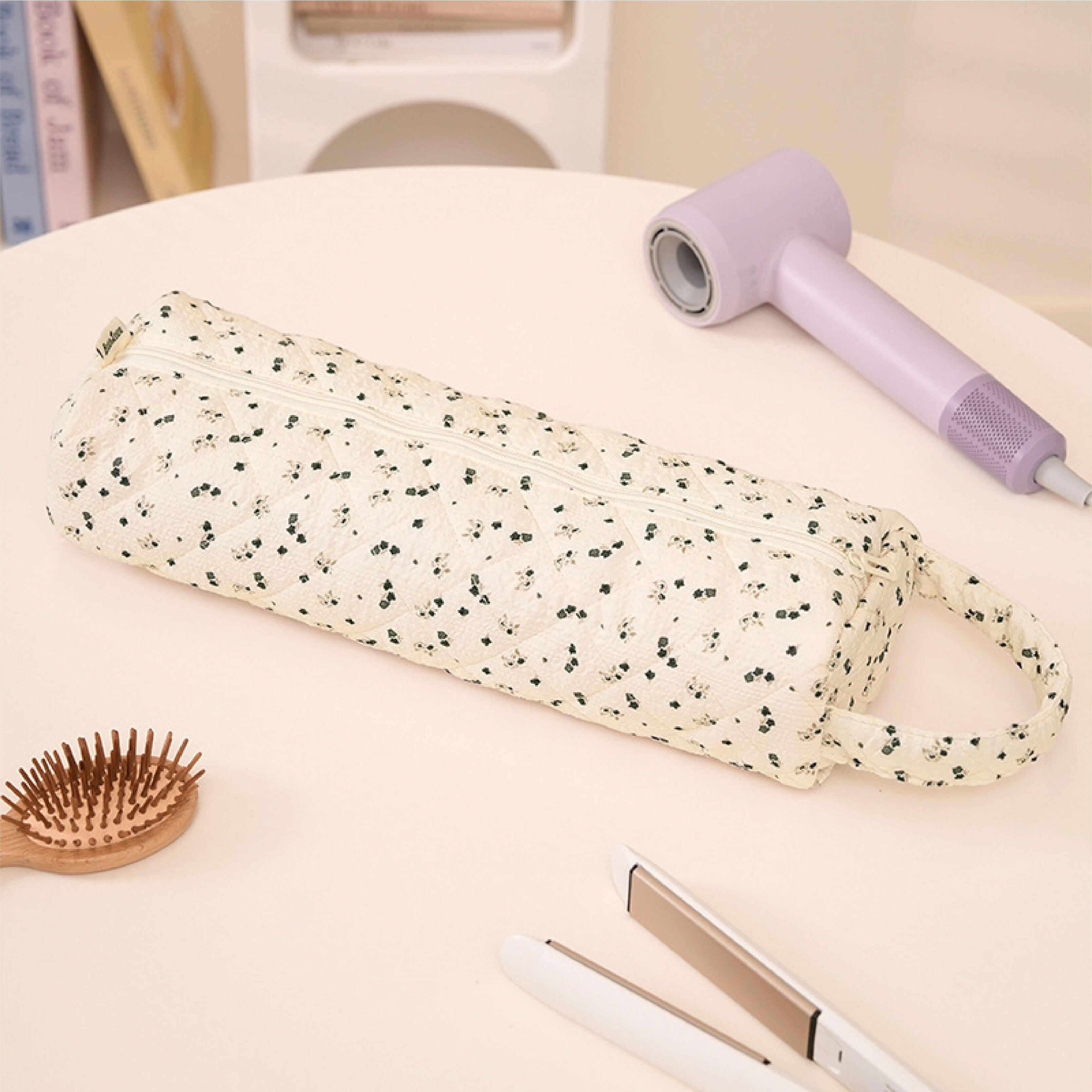HY 792 . ヘアアイロン収納ポーチ 耐熱収納ケース 持ち運び便利 コード