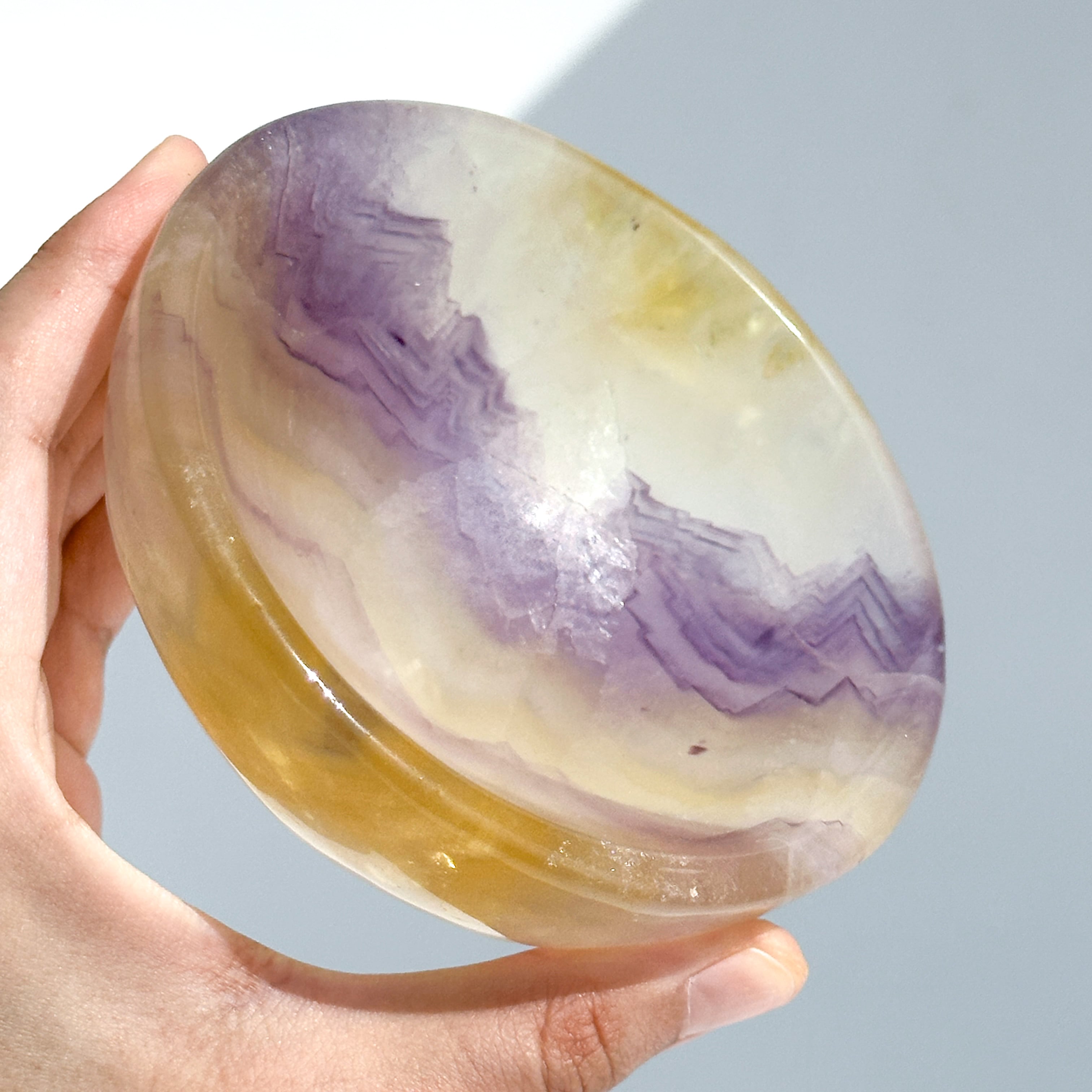 レインボーフローライトのうつわ03◇ RainbowFluorite ◇天然石・鉱物