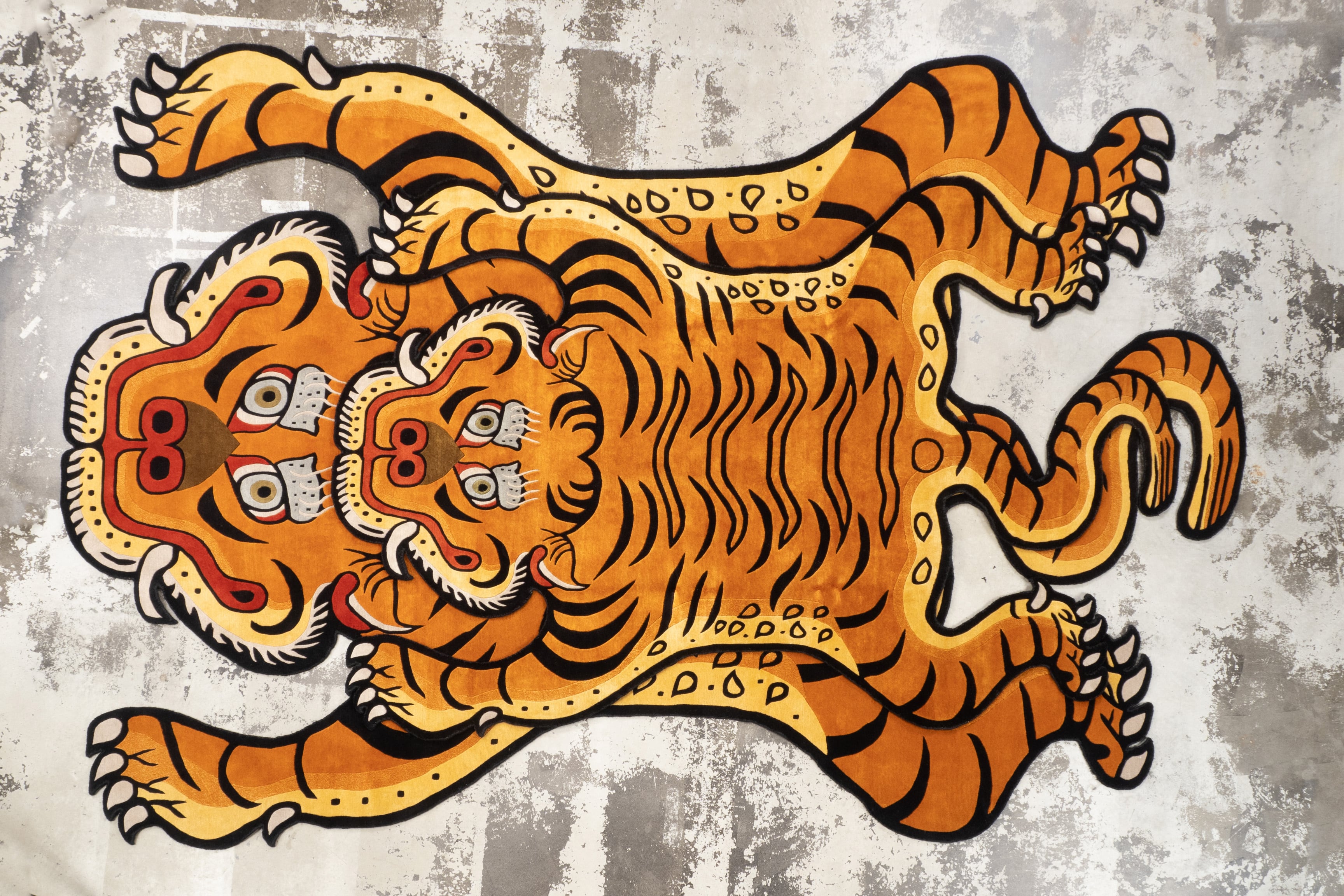 Tibetan Tiger Rug 《XXXXXLサイズ•プレミアムウール004》チベタン