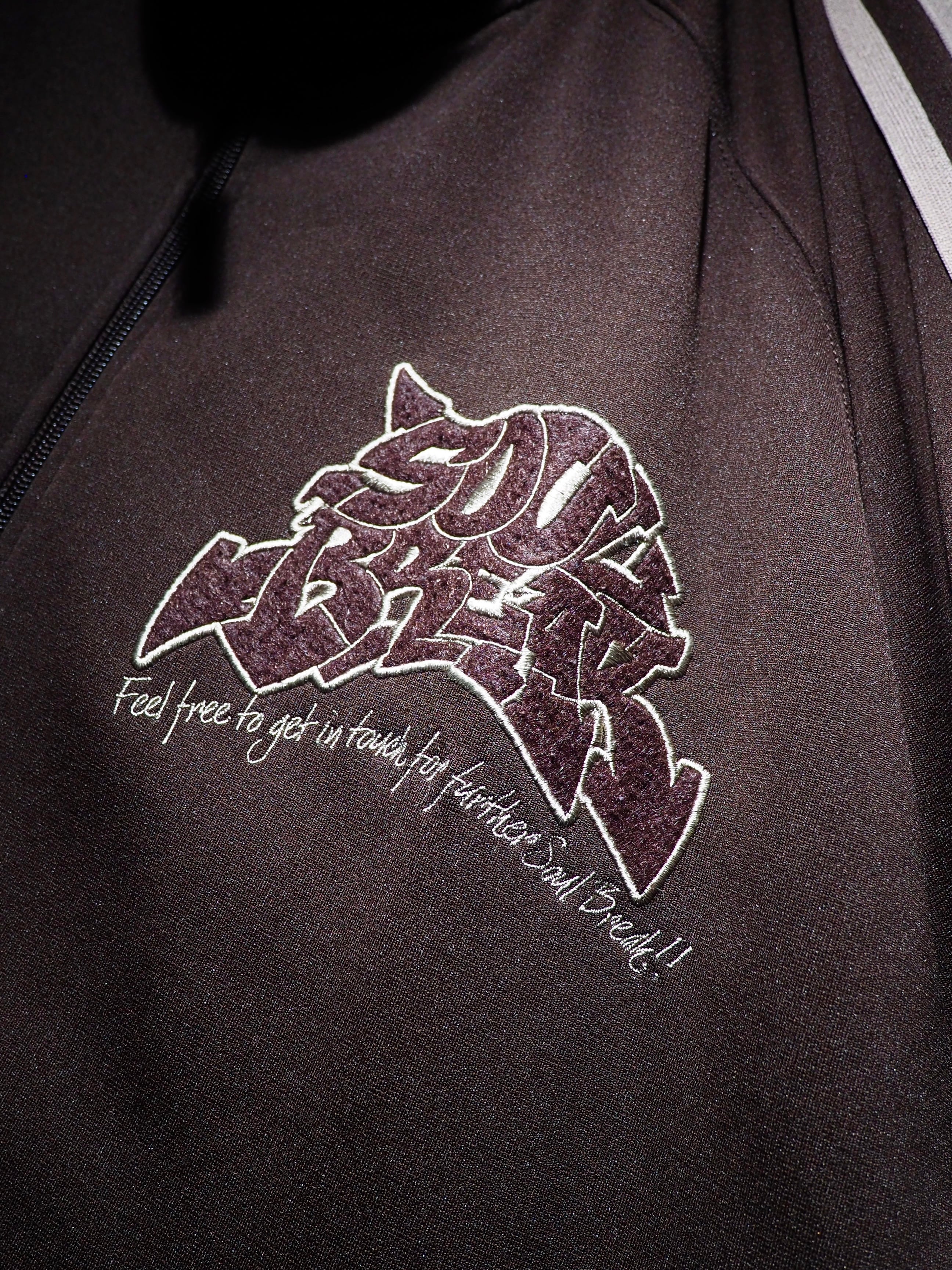 2000s ” Street culture ” Embbossed Design track jacket