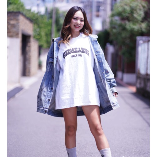 GINRHYMES / "FLIP LOGO GINRHYMES"T-SHIRTS/WHITE