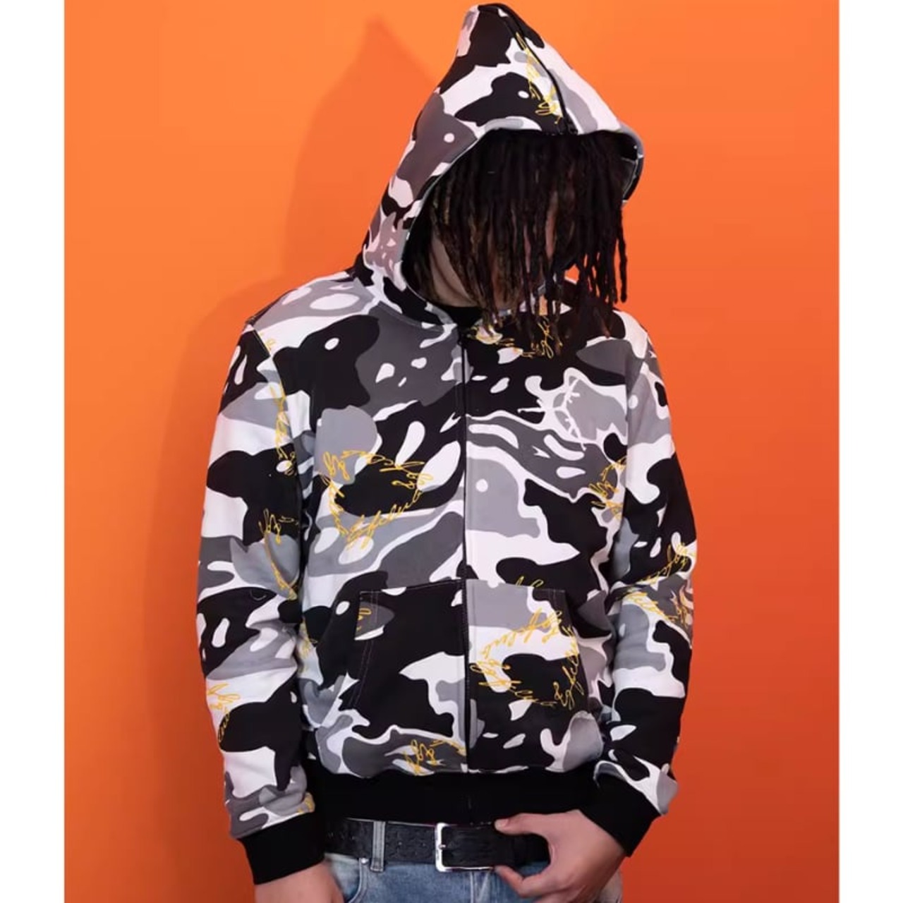 TGFCLUB embroidery zipper hoodie - 4