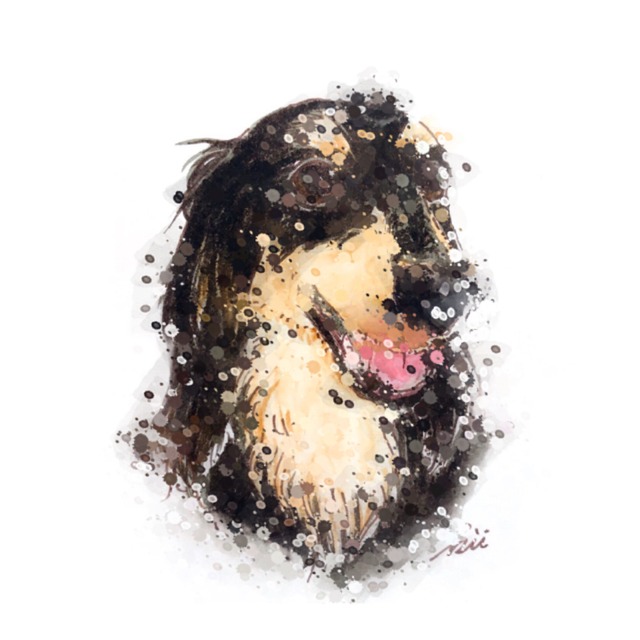 オーダー品 こころちゃん Kii の ゆるり水彩イラスト屋さん