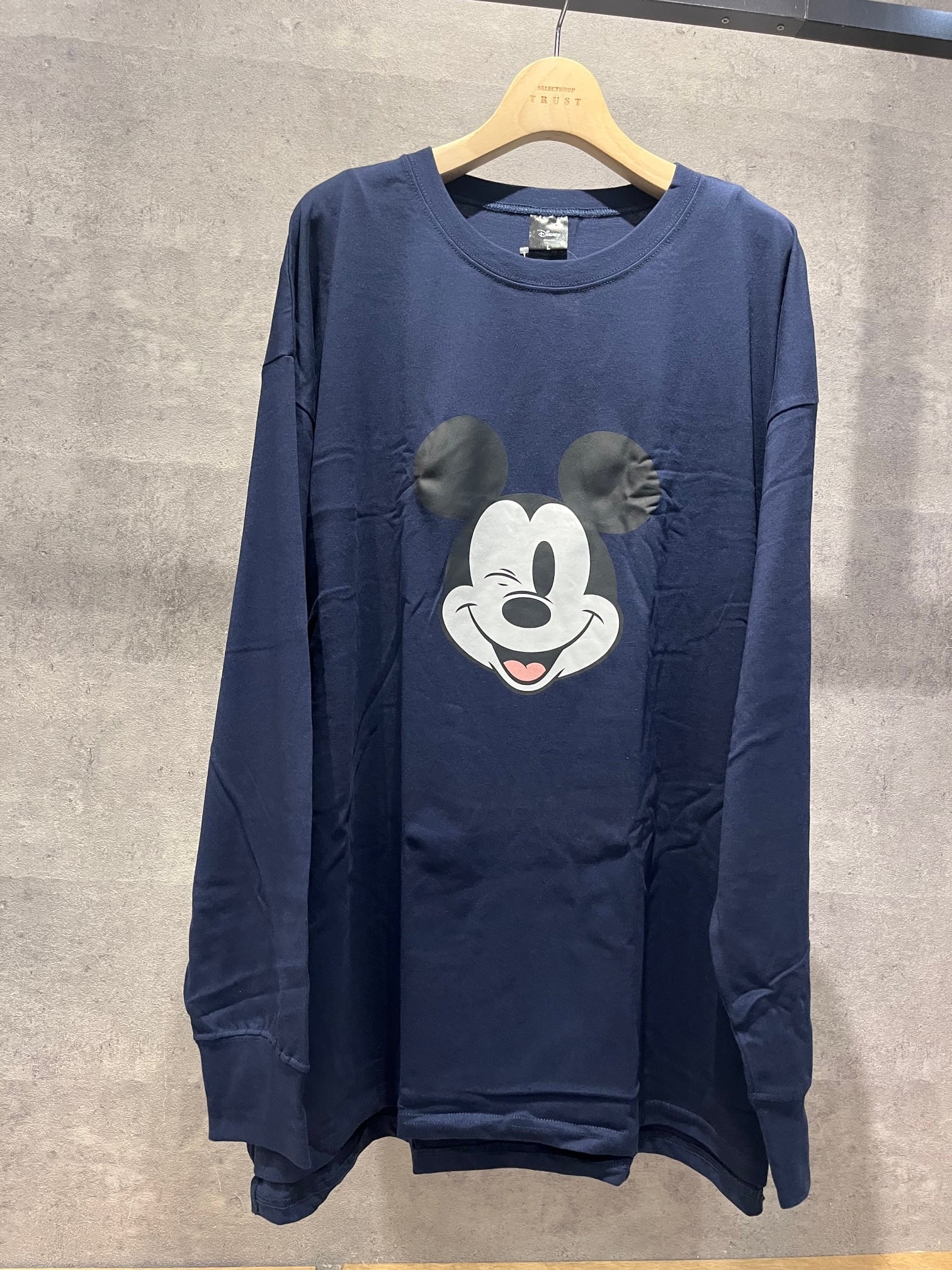 【ネイビー】キャラプリントロンtee