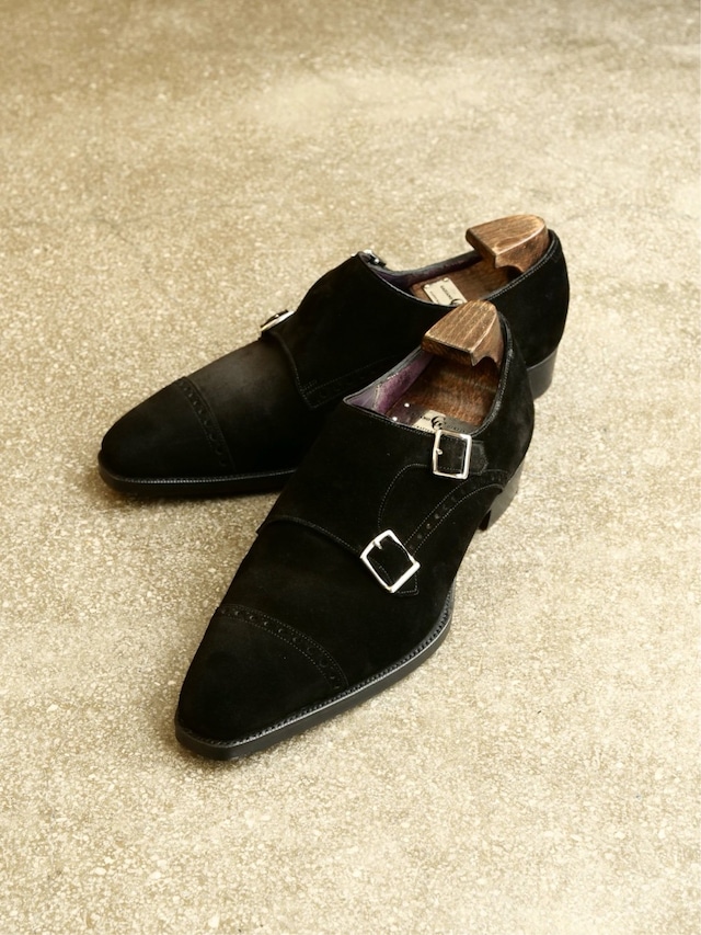 【GAZIANO&GIRLING】MAYFAIR Black Suede 5 F