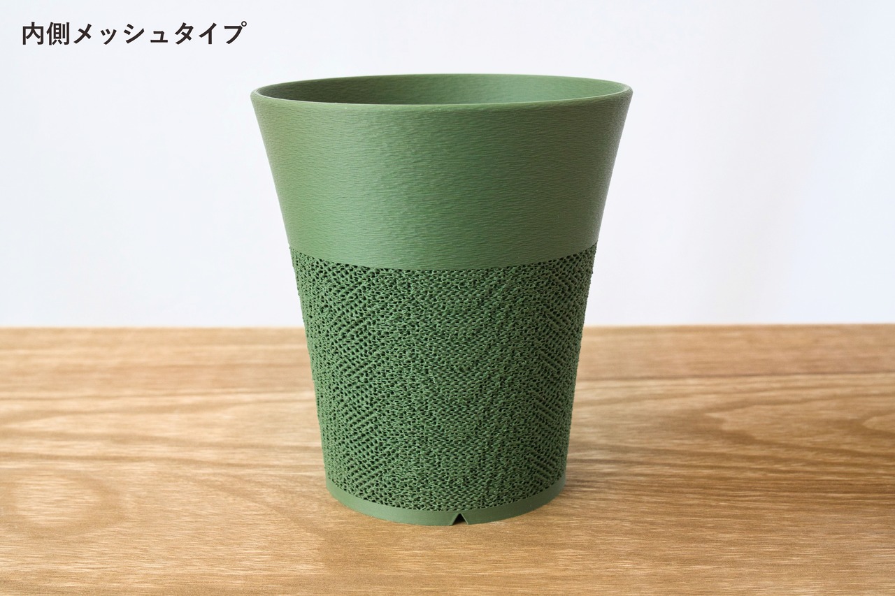 すらり鉢(4号サイズ)｜抹茶グリーン