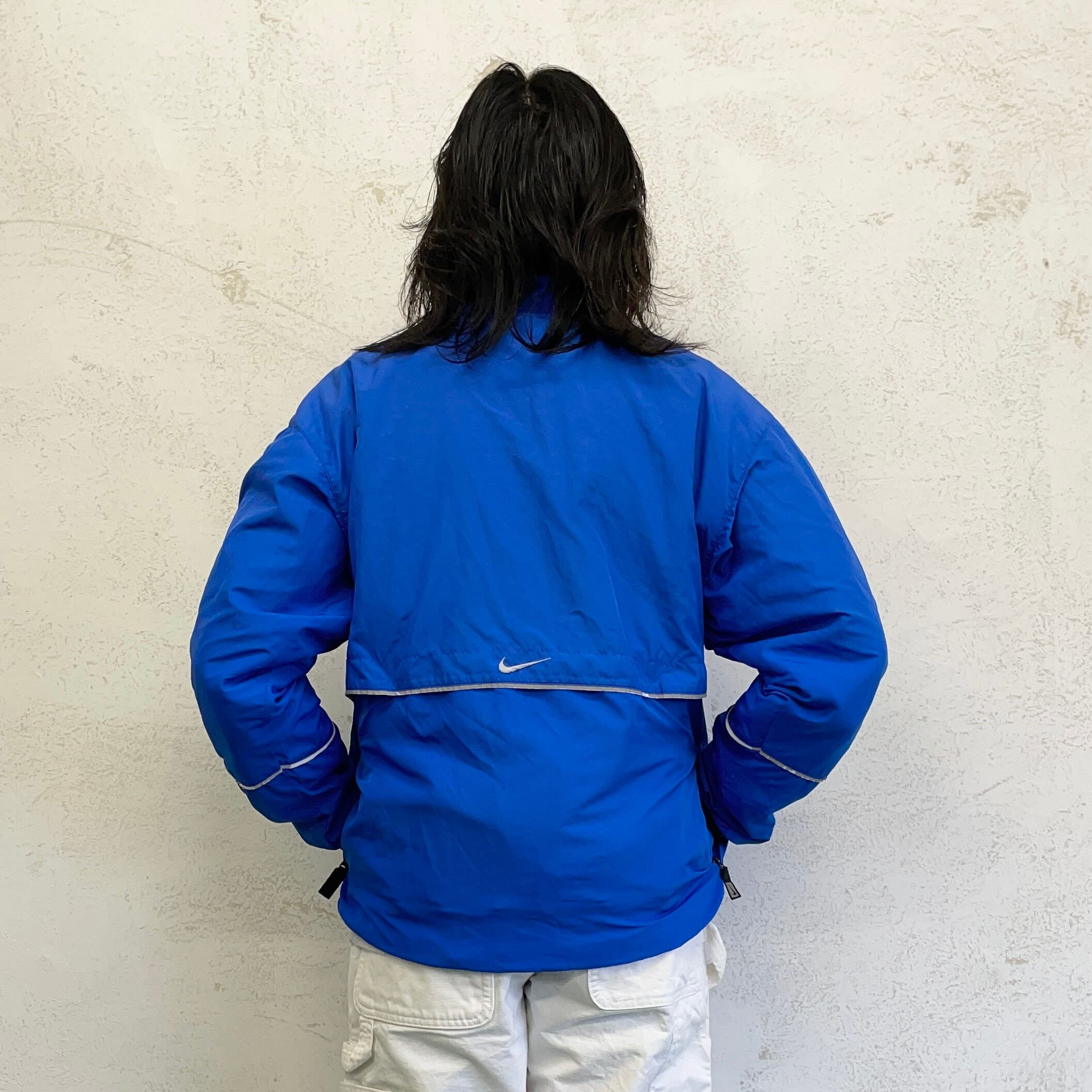 90's NIKE Half Zip Nylon Jacket size/M ナイキ ハーフジップ ...