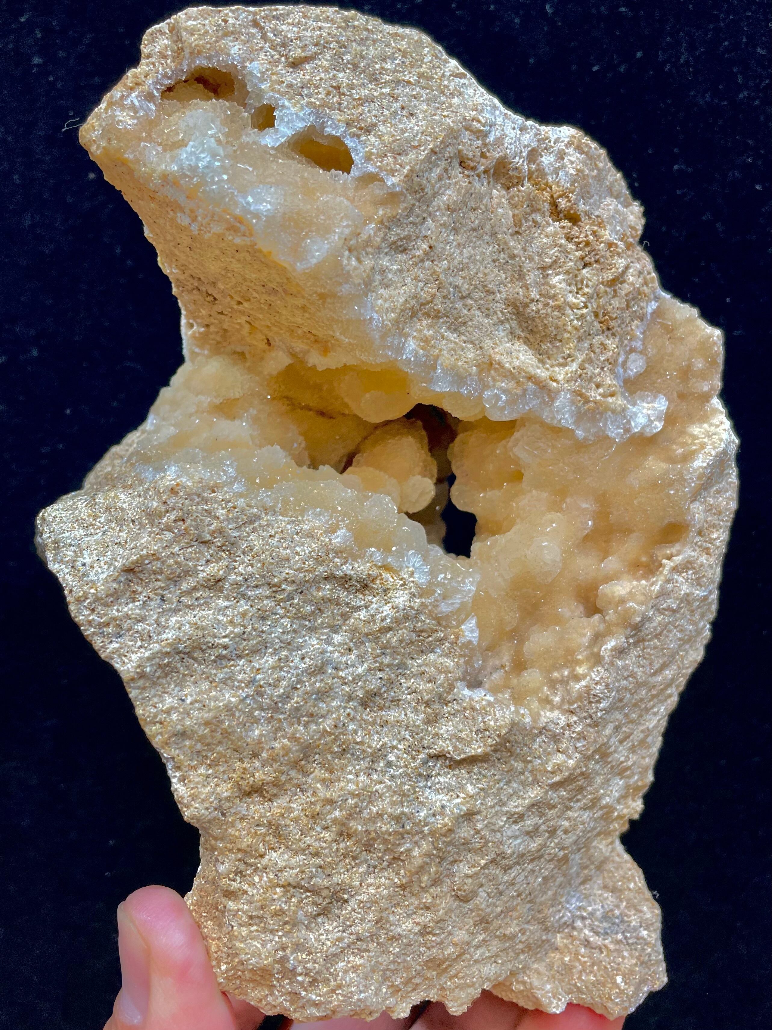 1) 超・古代レムリアンパワー!「カウアイ・レムリアン・ゴールデンカルサイト」原石・特大