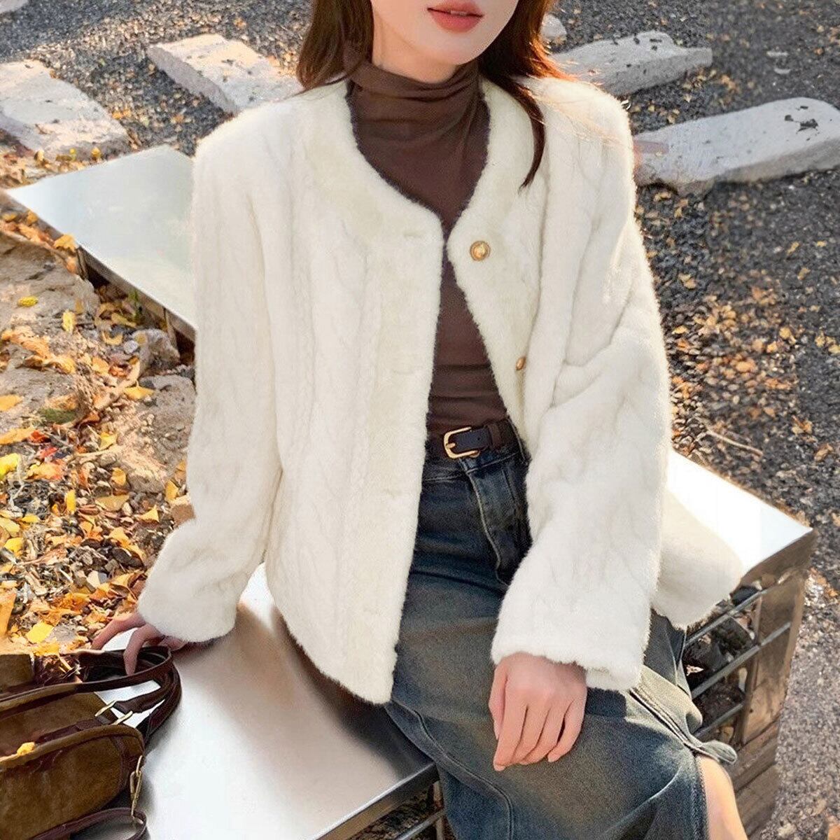 フェイクファー ジャケット ノーカラー レディース 秋冬 防寒 保温 中綿 韓国 ボアブルゾン 大人 きれいめ おしゃれ 上品 通勤 フォーマル ショート丈 大人可愛い 大人女子