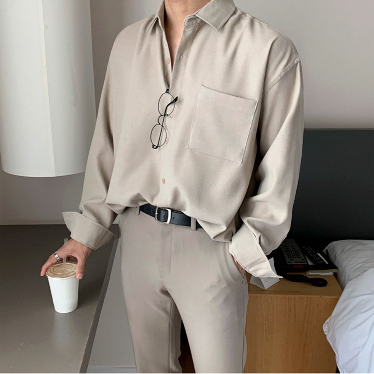 カジュアルルーズシャツ　MT0080306