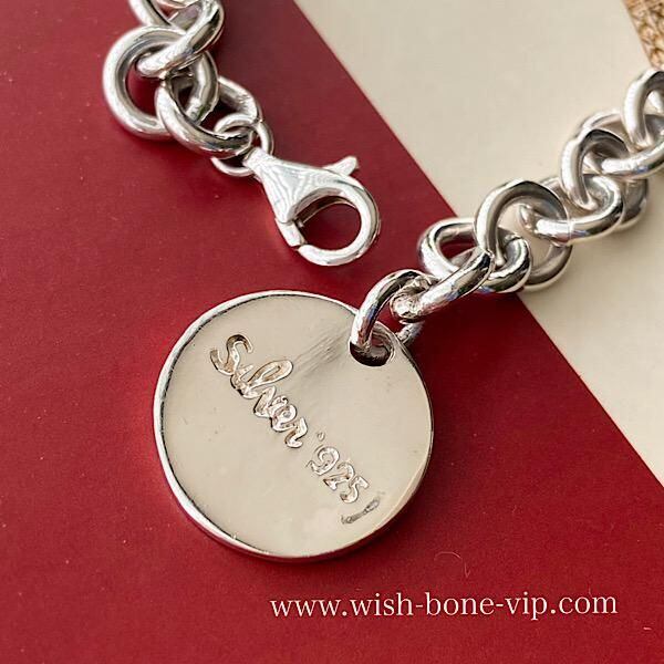 Vintage Silver 925 bone Bracelet ブレスレット