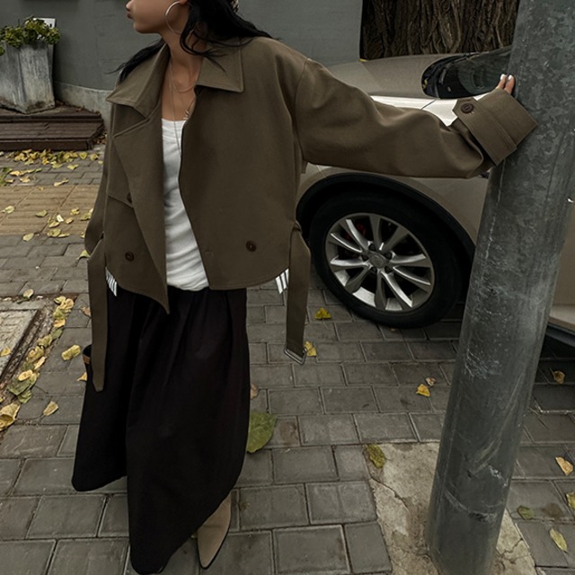 hem stripe jacket S1304