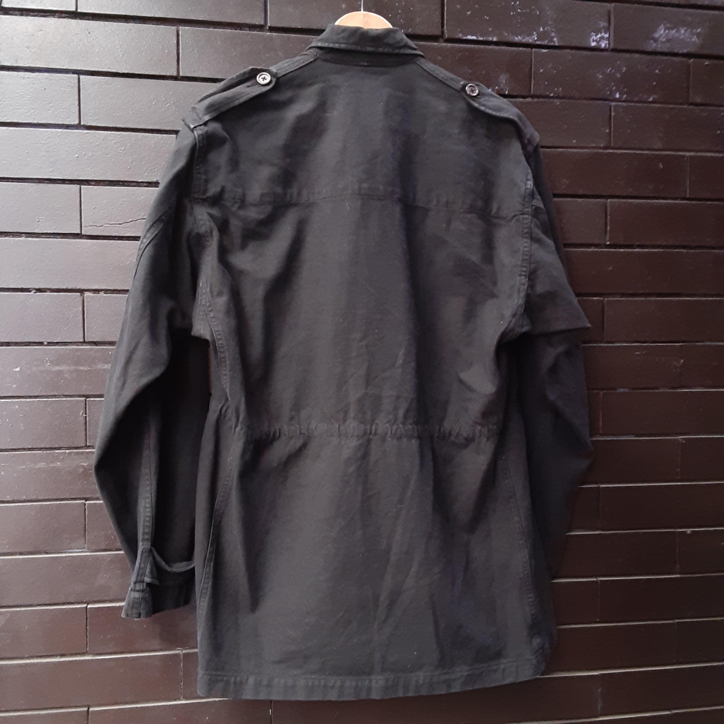 French Military M47 Field Jacket Overdyed Black フランス軍 M47