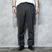 charcoal gray 2 tuck poly slacks