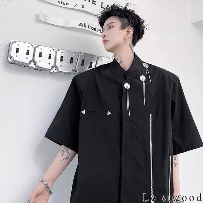 ジェイダ シースルー 肩出し ジップ デザイン ブルゾン SymmetryGYDA ZIP デザインシアーブルゾン[品番：MKSW0063448]｜GYDA