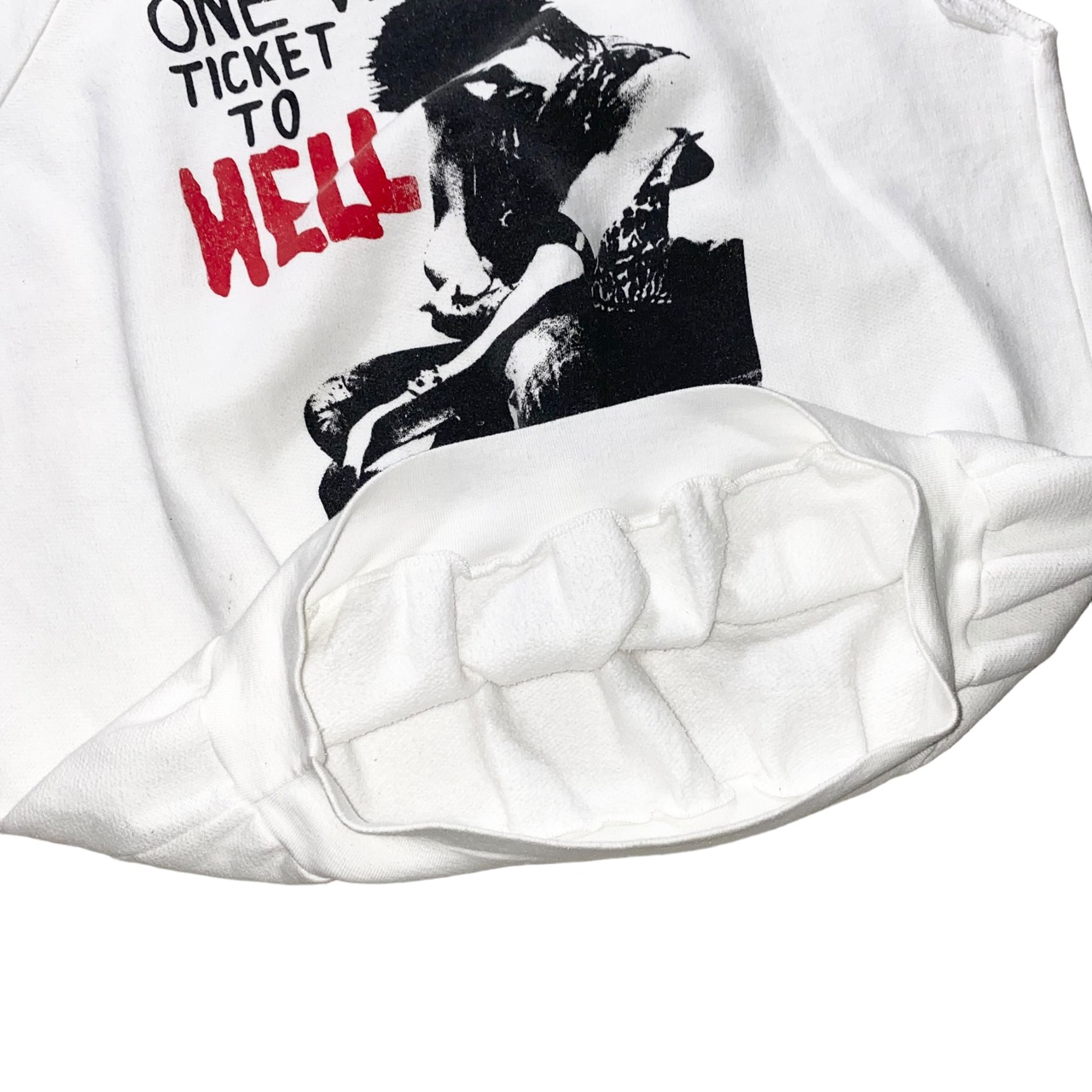 vintage SID VICIOUS cut off sweat shirt