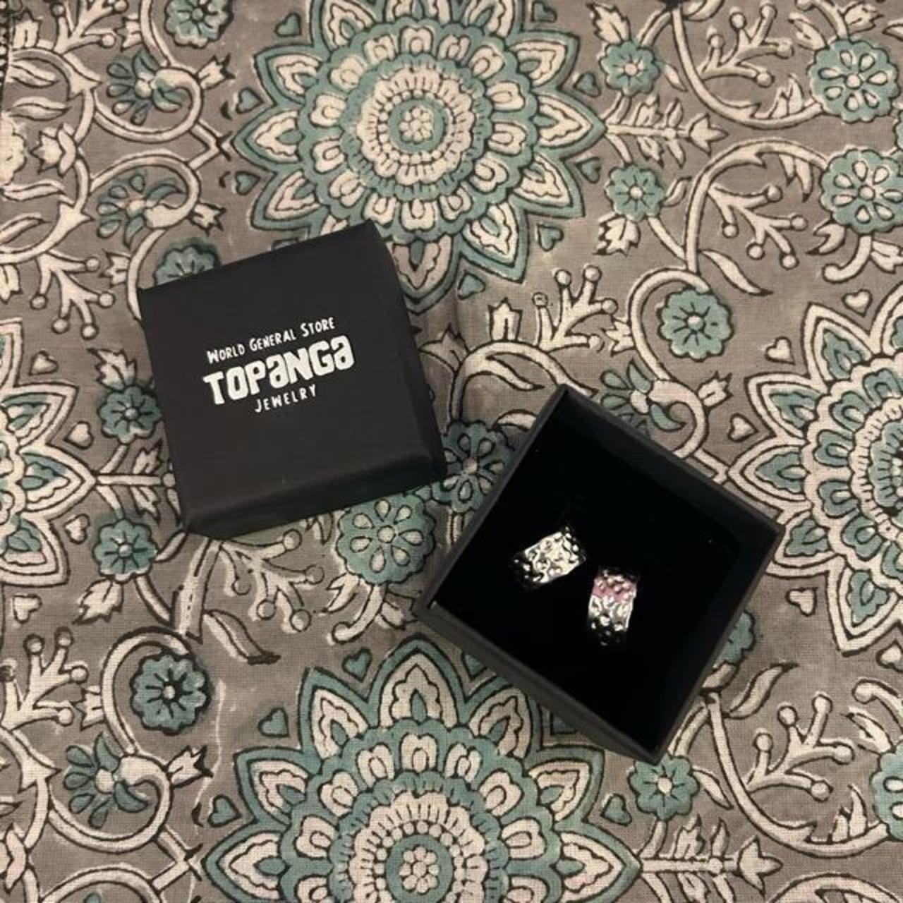 TOPANGA Jewelry　Silver Hammered Earrings シルバーハンマードイヤリング ピアス　S925　ギフト　プレゼント　シルバー