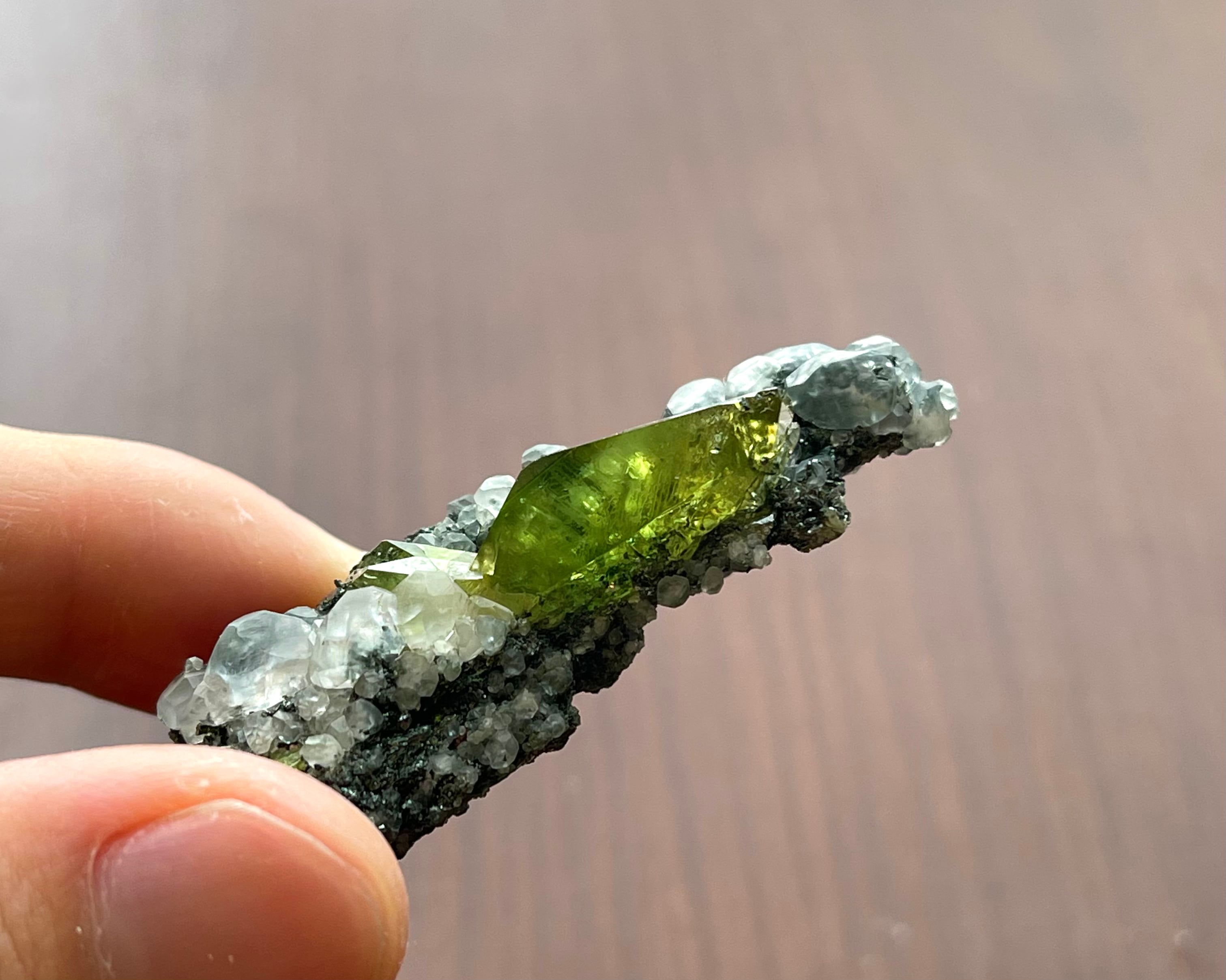 チタナイト チタナイト カルサイト Titanite with Calcite パキスタン産
