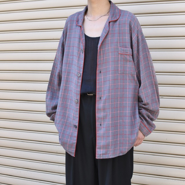 ATLAS check pajama shirt
