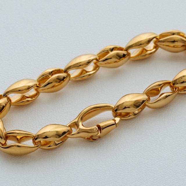 Round shape bracelet medium Gold