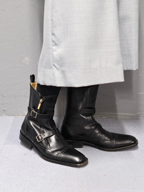 【bally】belted long boots