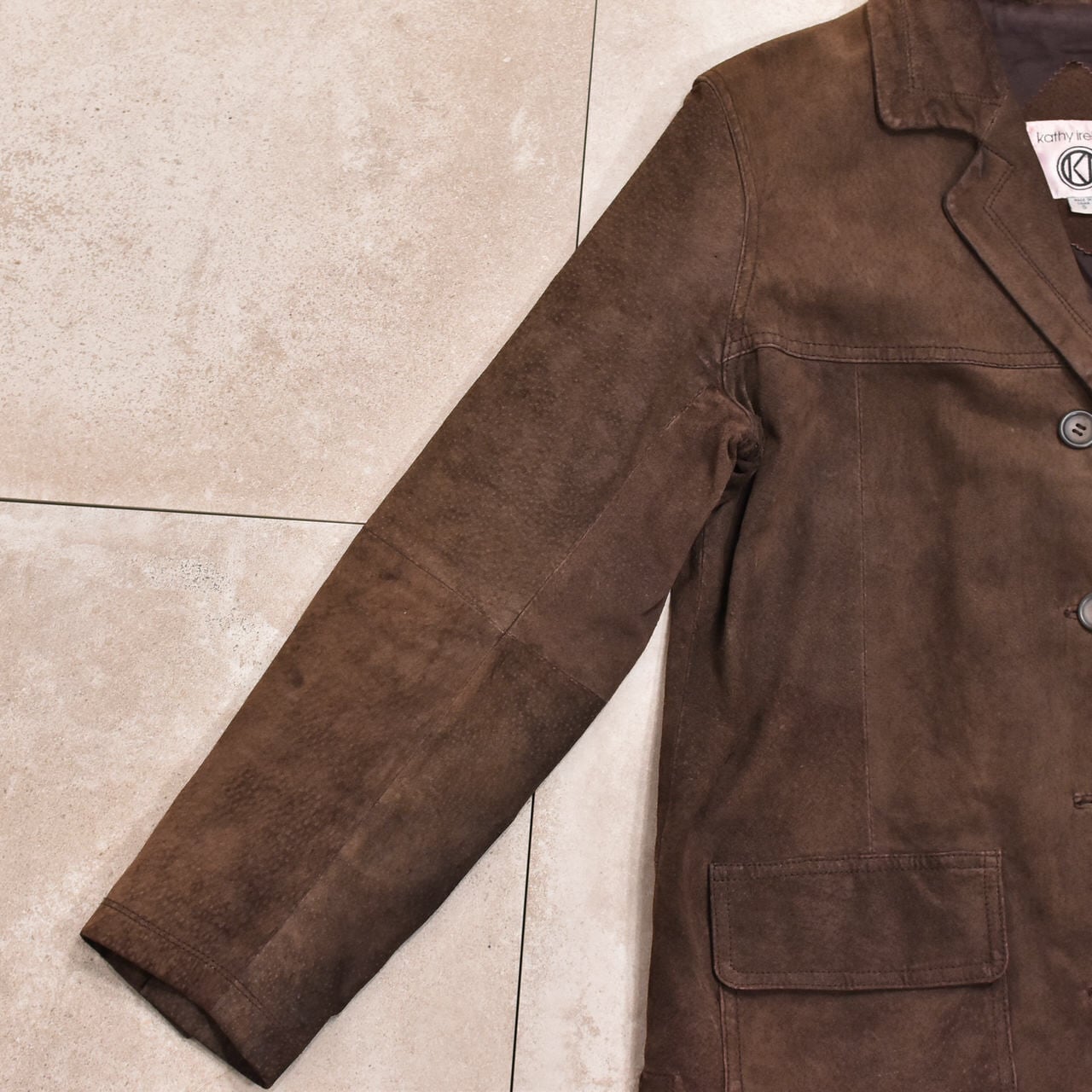 90s kathy ireland leather jkt | 古着屋 grin days memory 【公式