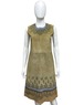 SS2007 PRADA LEATHER PRINTED DRESS