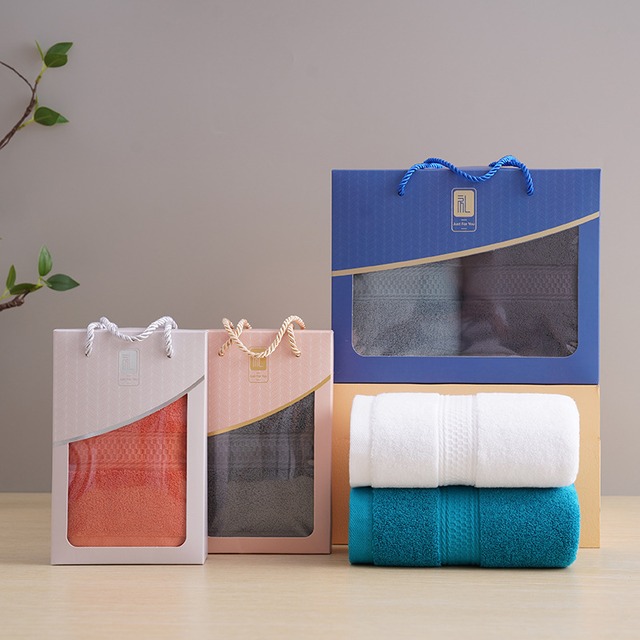 厚手の純綿タオルのギフトセット