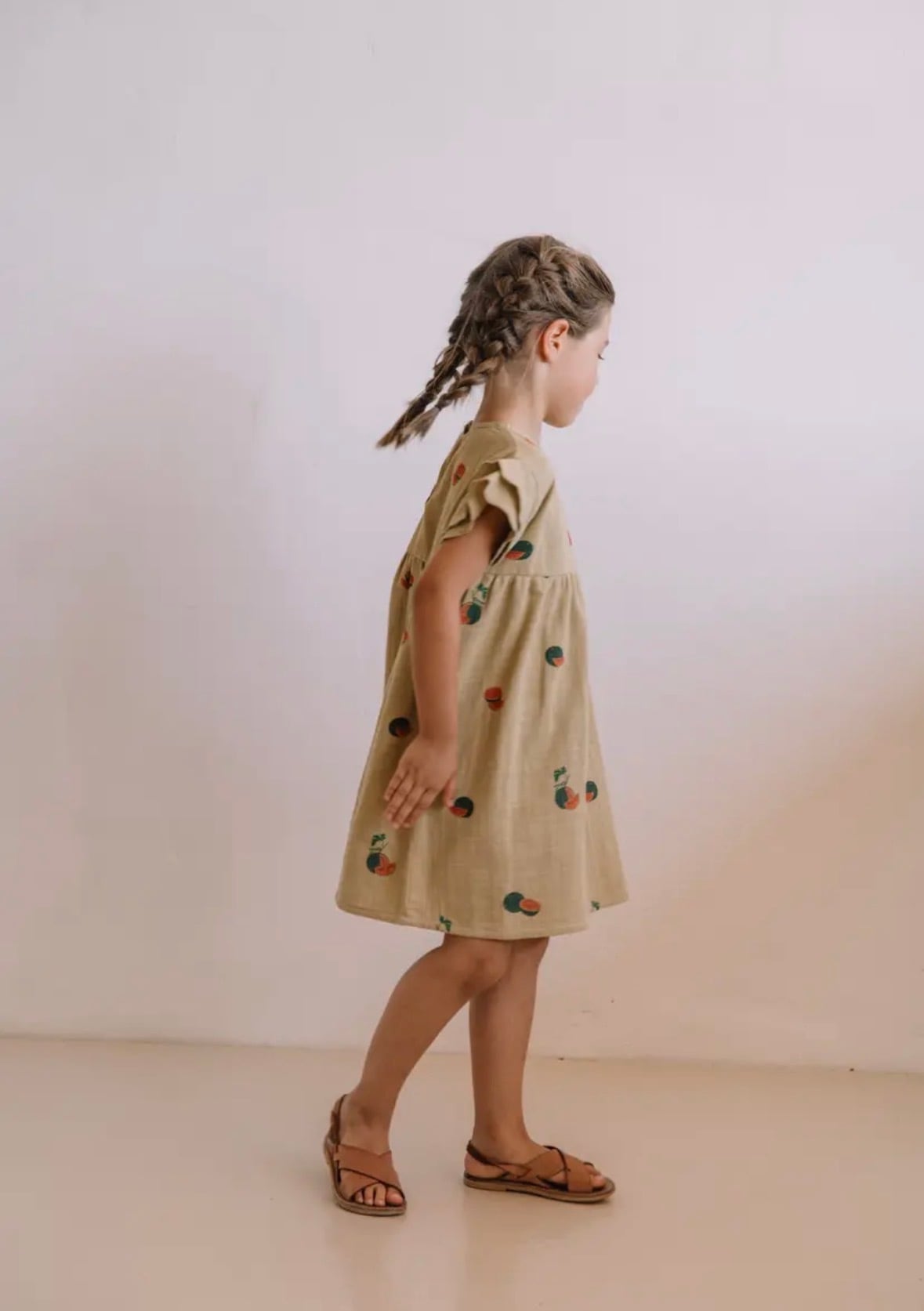 【予約】Studio Boheme Paris DRESS COUSINE STARFISH / WATERMELON