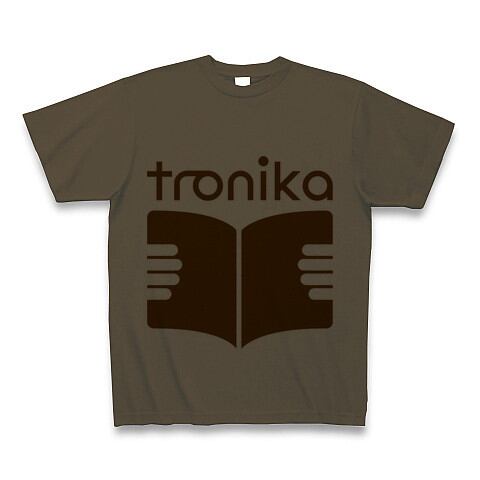 トロニカ　ロゴ　Tシャツ（オリーブ） - 画像1