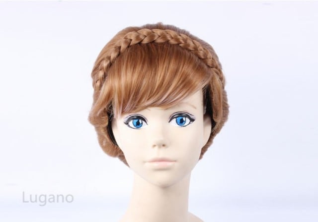 アナ戴冠式 アナ ウィッグ ロング アナ 戴冠式風 ウィッグ Dハロ