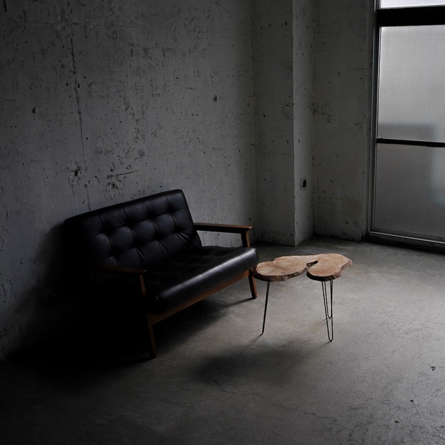 オークのコーヒーテーブル （高さ・カラー変更無料）