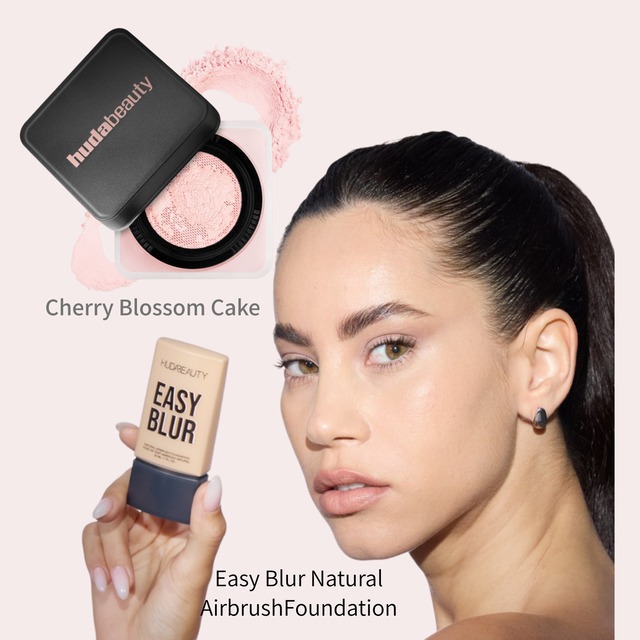 【HUDA BEAUTY】  Easy Blur Natural Airbrush Foundation with Niacinamide お好きなカラー