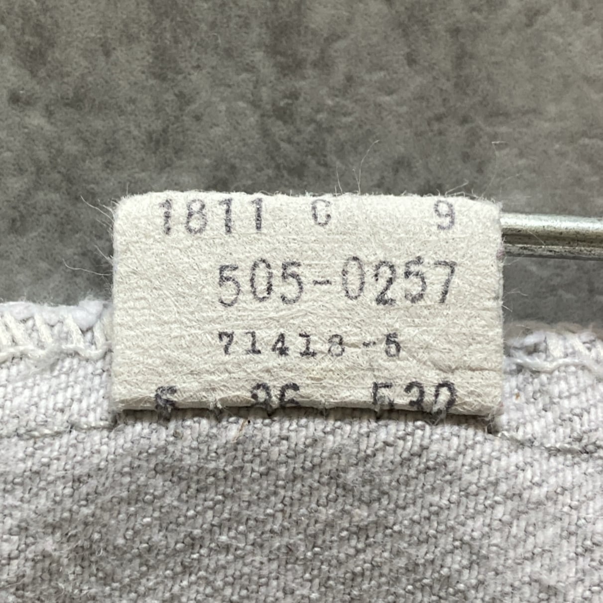 W30 L32】80's US.Levis 505 リーバイス ノックスビル工場(532) ボタン