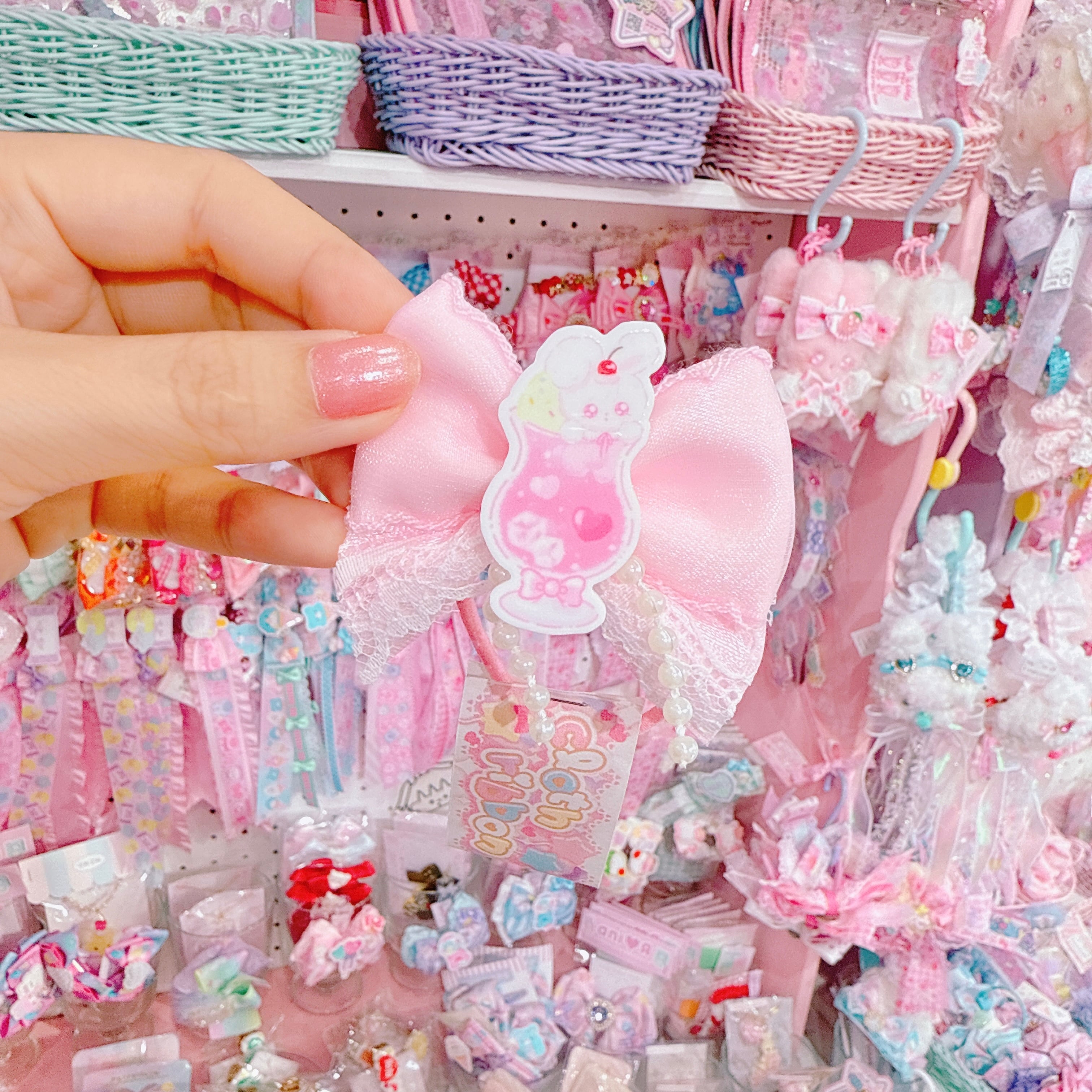 【C5】75-19レースヘアゴム