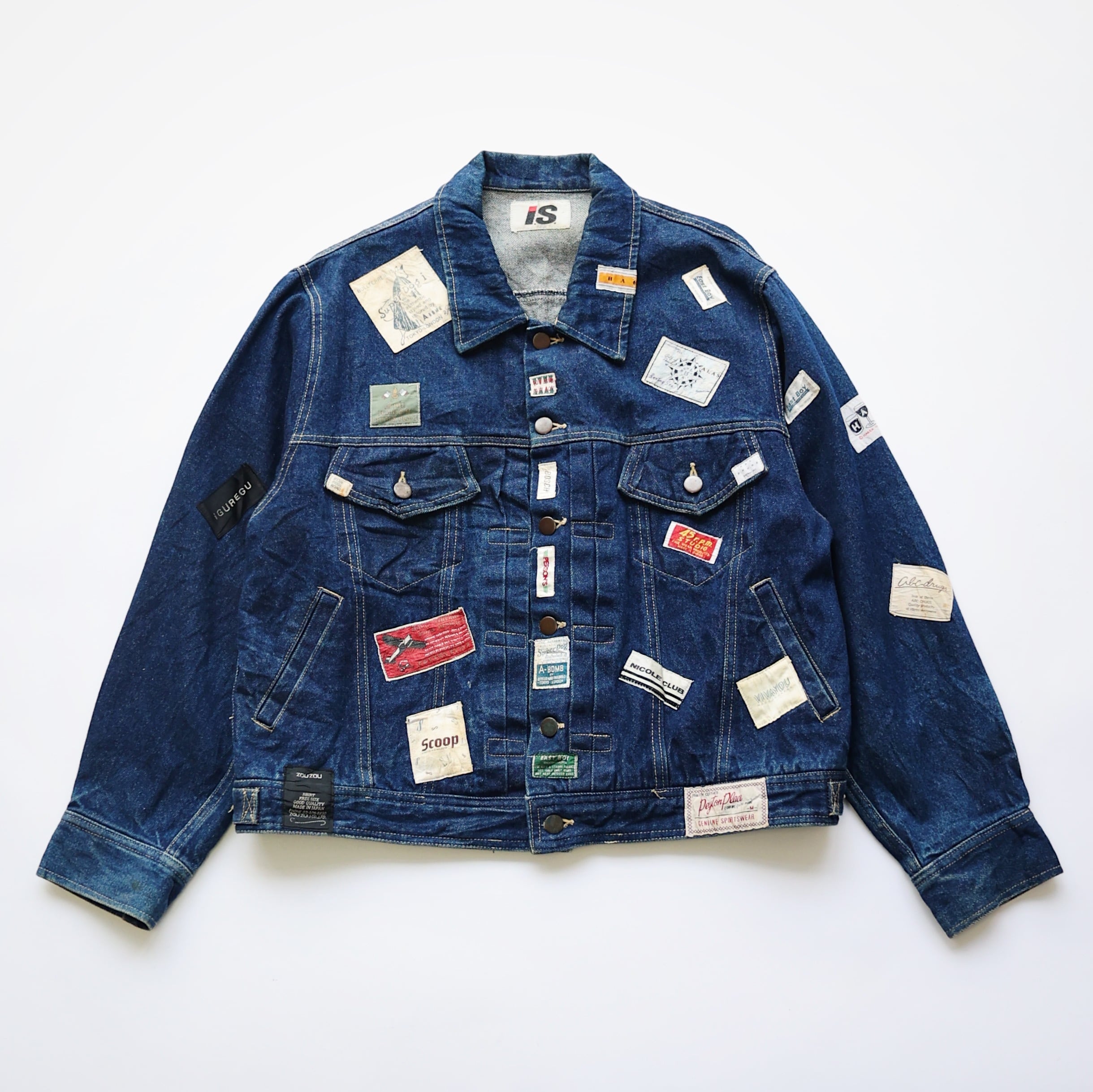 I.S. ISSEY MIYAKE DESIGN BY CHISATO TSUMORI DENIM JACKET