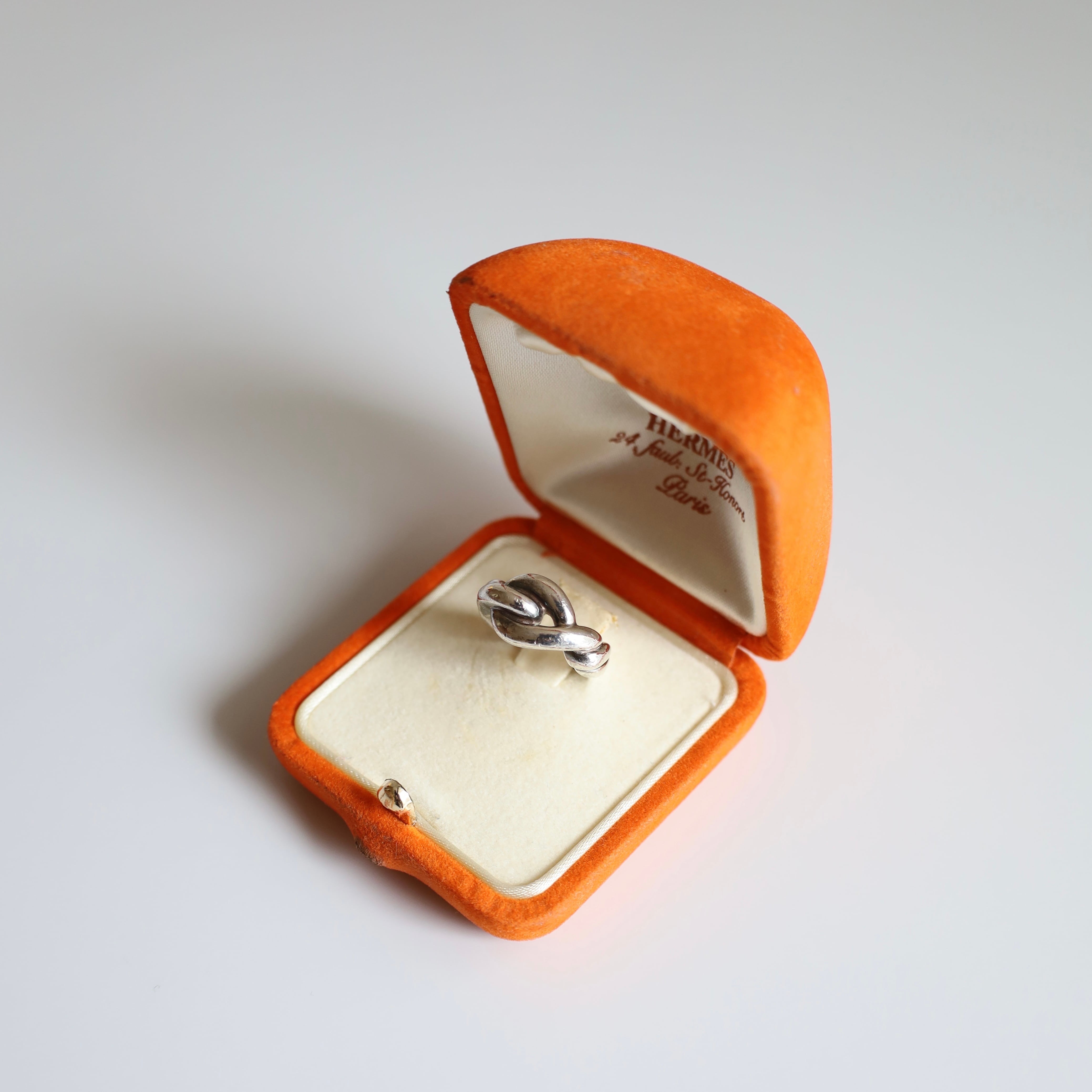 vintage HERMES Torsade Ring | Dieu d'or