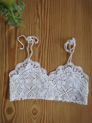 <vintage>remake lace bustier F