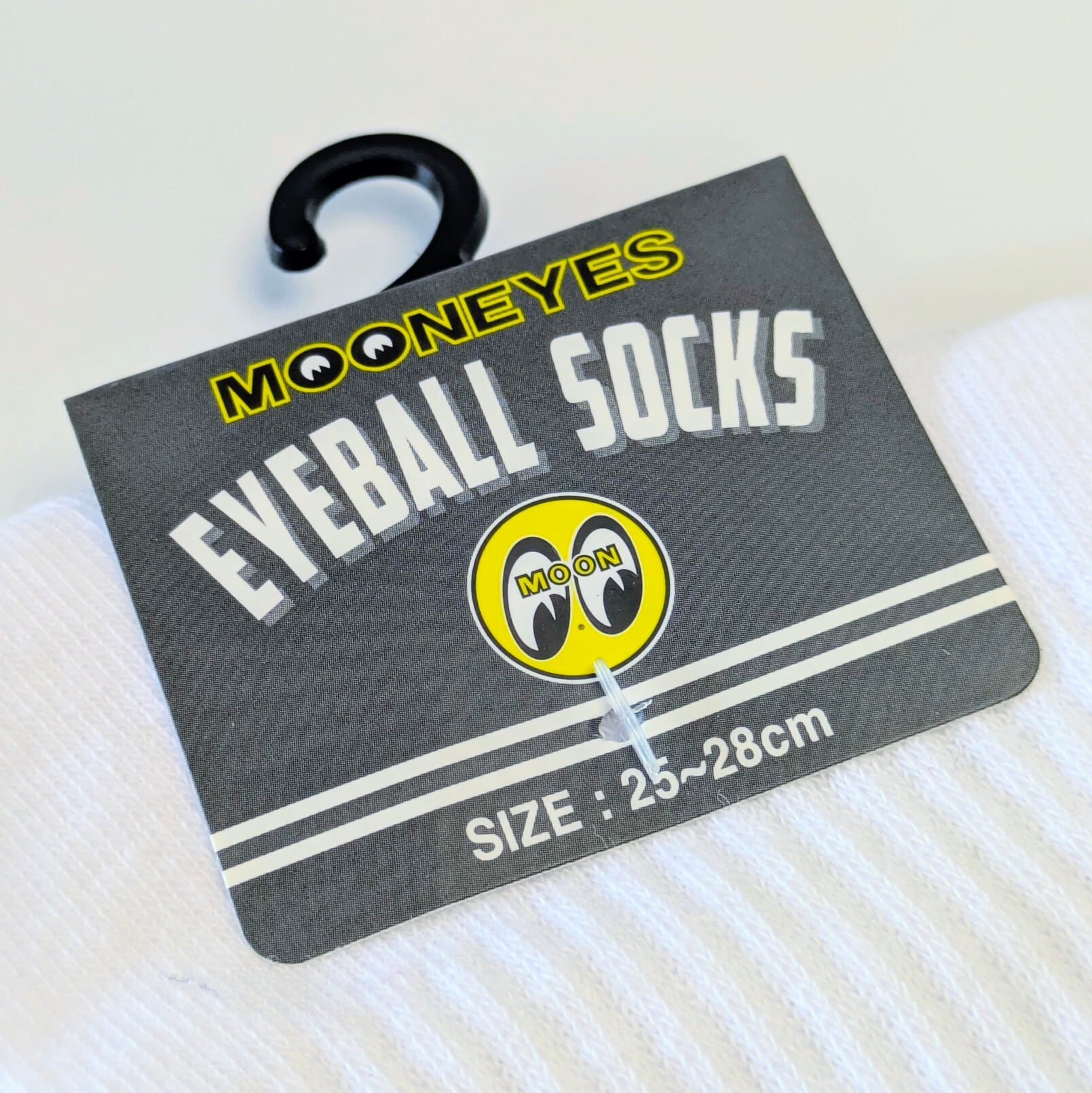 ♧【 MOON / MOONEYES ムーン アイズ 】MOONEYES Mens Eyeball Socks / ムーン アイボールクルーソックス / ホットロッド〚アメリカン雑貨 アメトイ〛