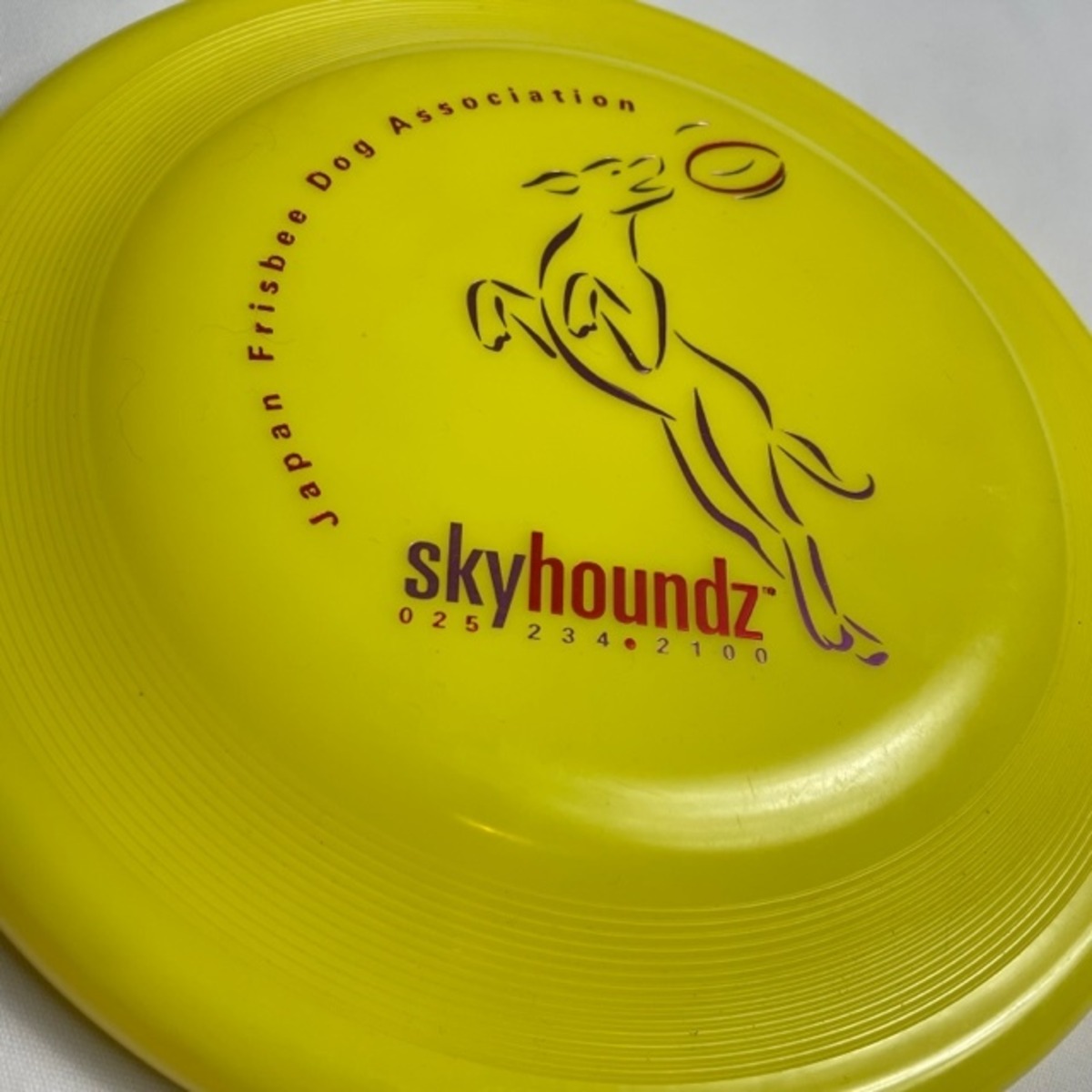 SKYHOUNDZ JFA DISC スカイハウンズ 日本フリスビードッグ協会 Wham-O ディスク Yellow | K-9 PLANET