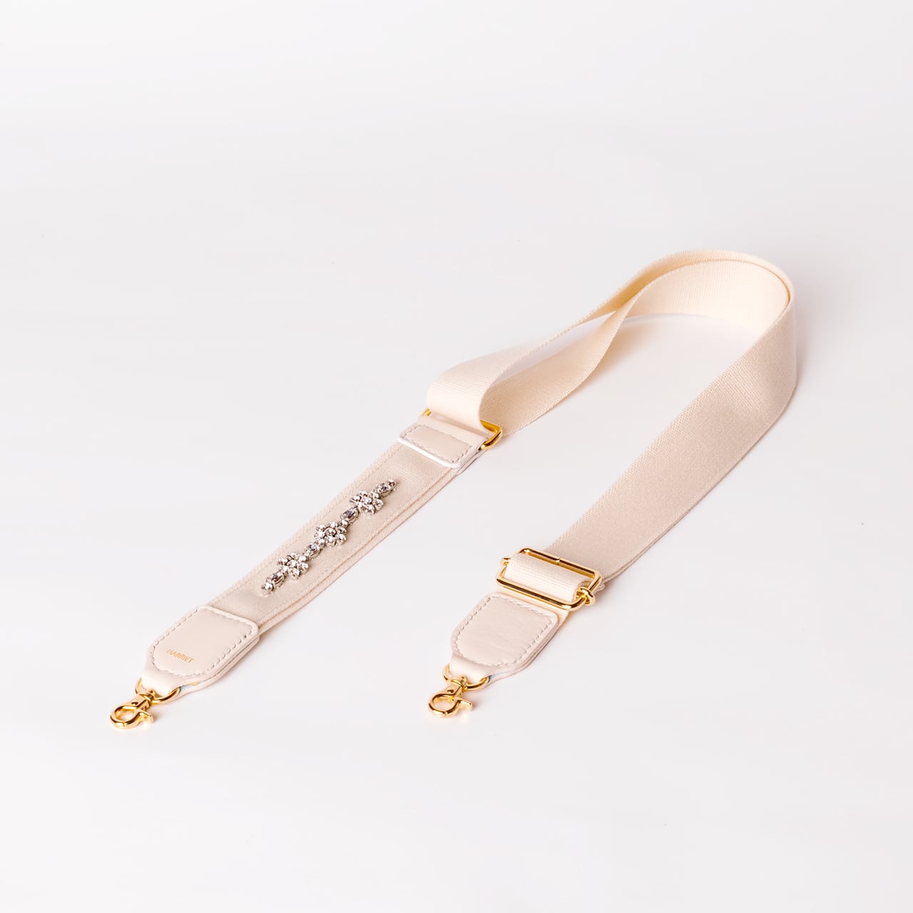 Rhinestone strap - WHITE