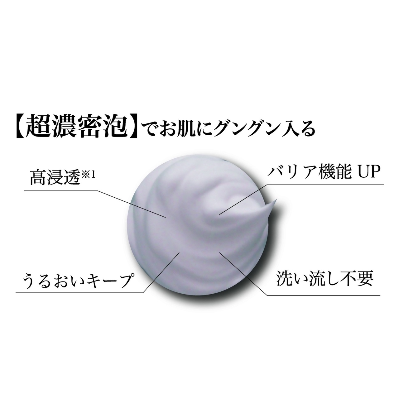 『洗い流さない新感覚の泡パック』【スパトリートメント】 HAS ラメラマスク [パック]